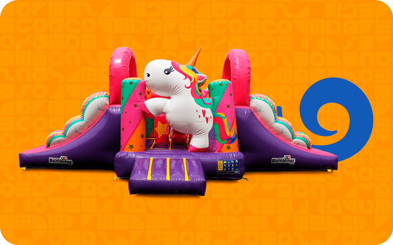 Unicornio Caramelo — Galería 2 | Brincolines Bambinos Guadalajara