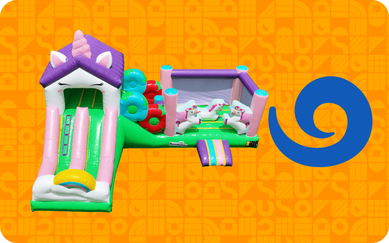 Unicornio Play House — Galería 3 | Brincolines Bambinos Guadalajara