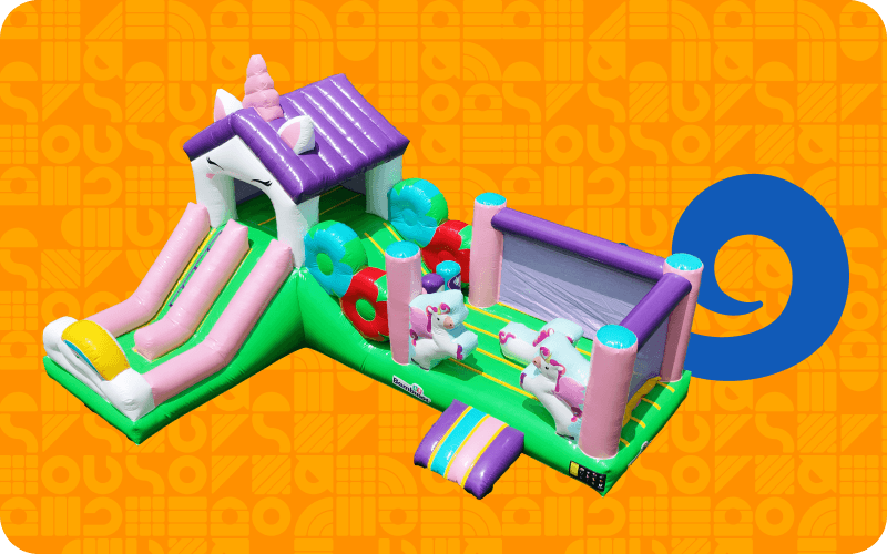 Unicornio Play House — Galería 6 | Brincolines Bambinos Guadalajara
