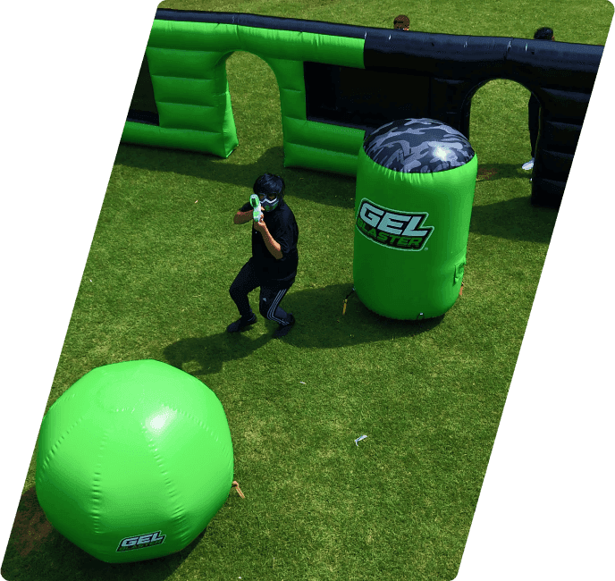 Gel Blaster en acción